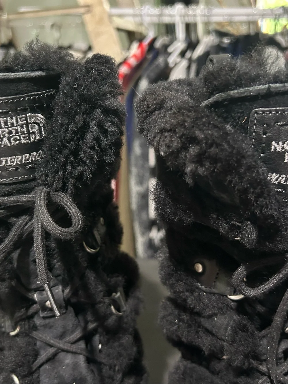 The North Face faux fur